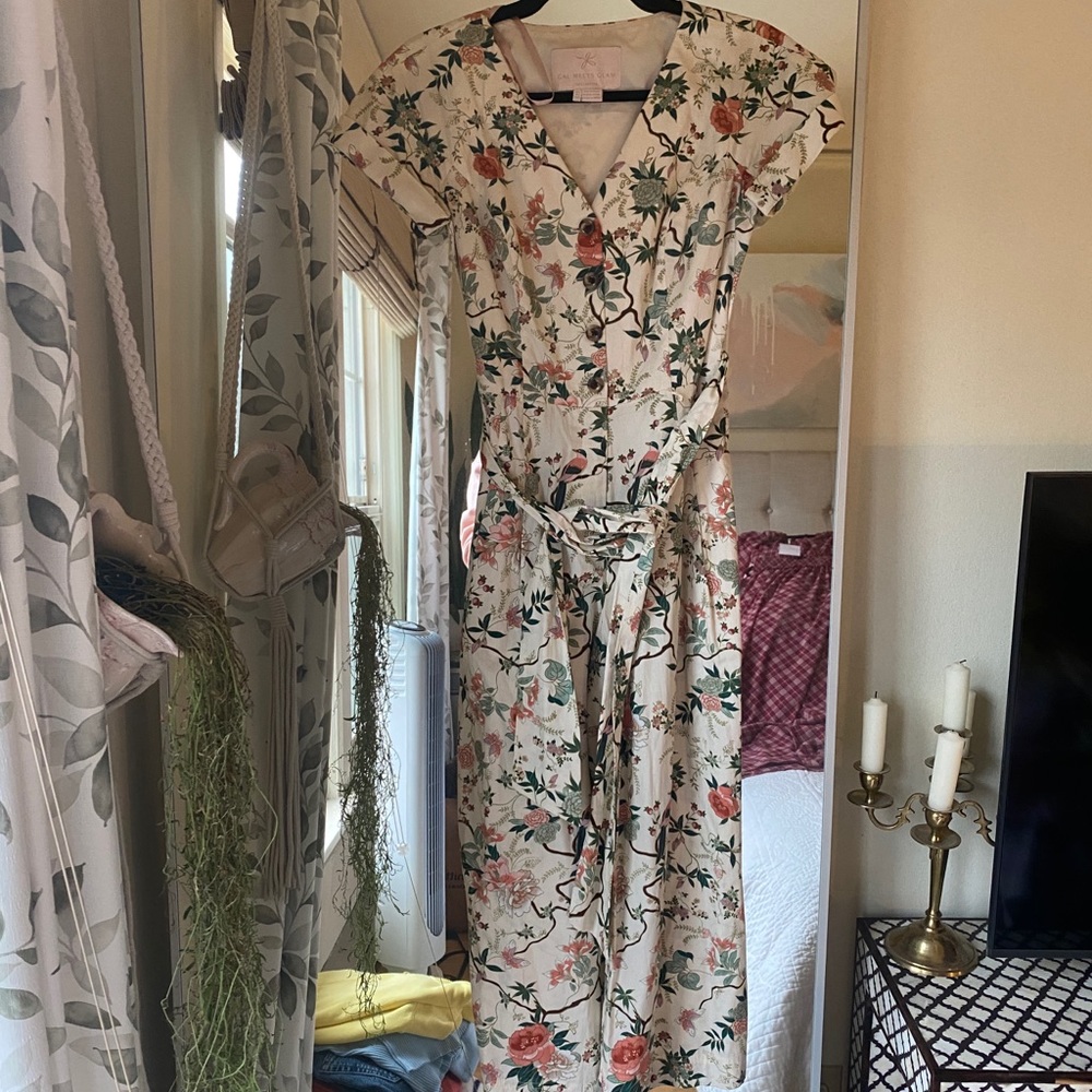 Gal Meets Glam Sophia Floral Jumpsuit